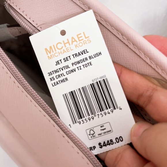 Michael Kors Jet Set Travel XS TZ Tote Bag - Picture 5 of 8